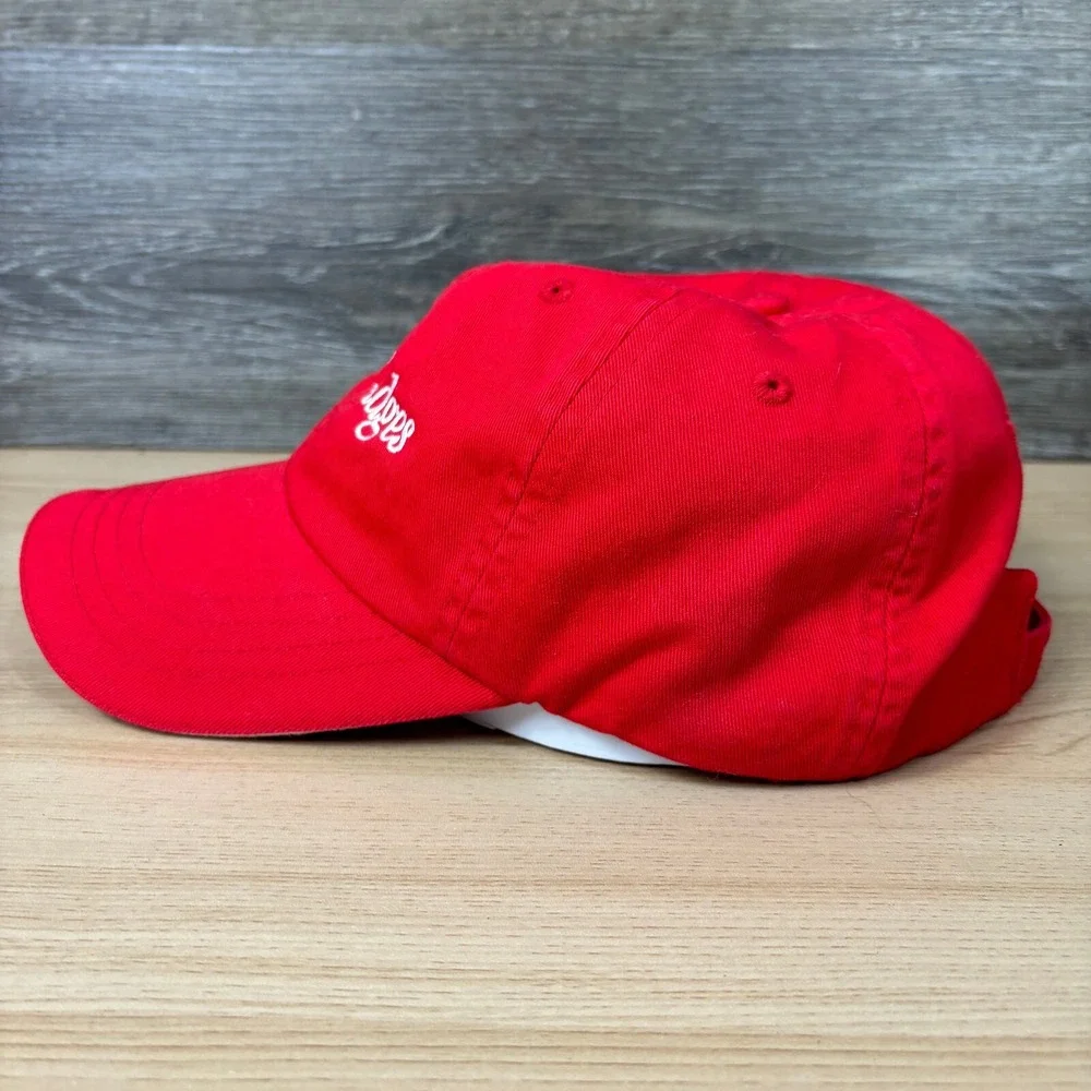 The Bridges Hat Cap Strap Back‎ Red Golf Winona Minnesota One Size Adjustable